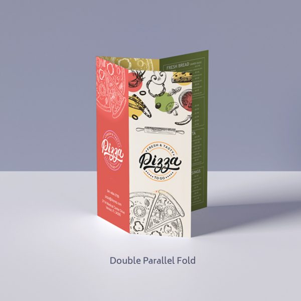 8.5" x 14" Double Parallel Fold Brochure printed by netfishes in Carthage, MO
