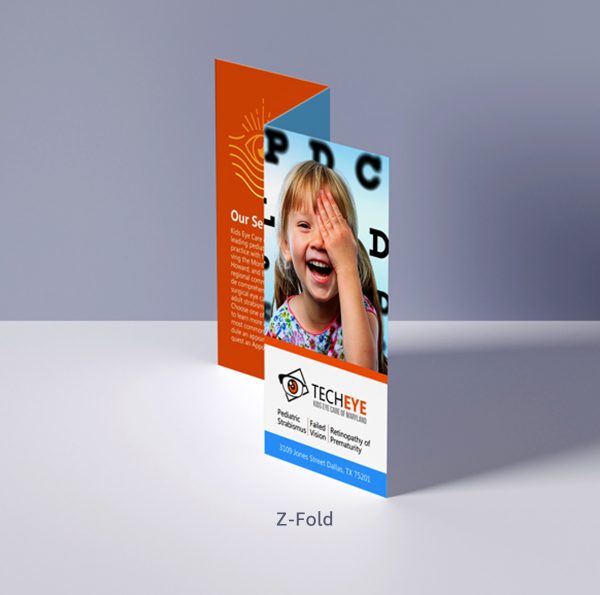 8.5" x 14" Z-Fold Brochure printed by netfishes in Carthage, MO