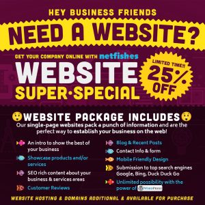 Hey Business friends, need a website?