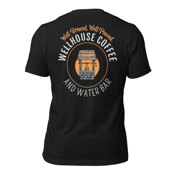 Wellhouse Coffee & Water Bar • Unisex t-shirt - Image 2